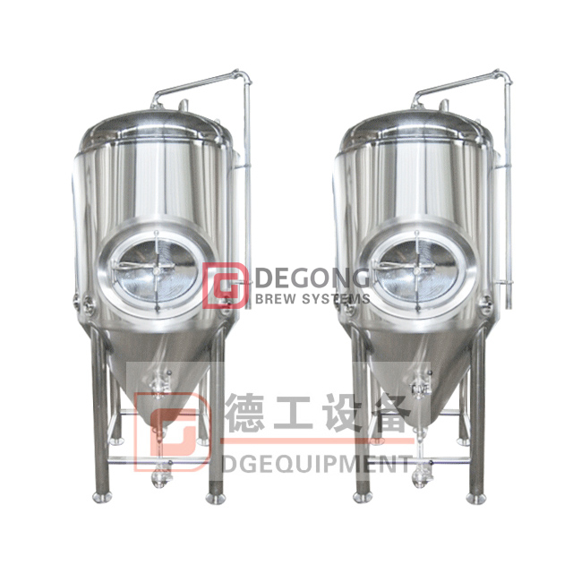 10bbl Rostfritt stål Craft Beer Fermentation Vessel / Unitank med kyljacka till salu