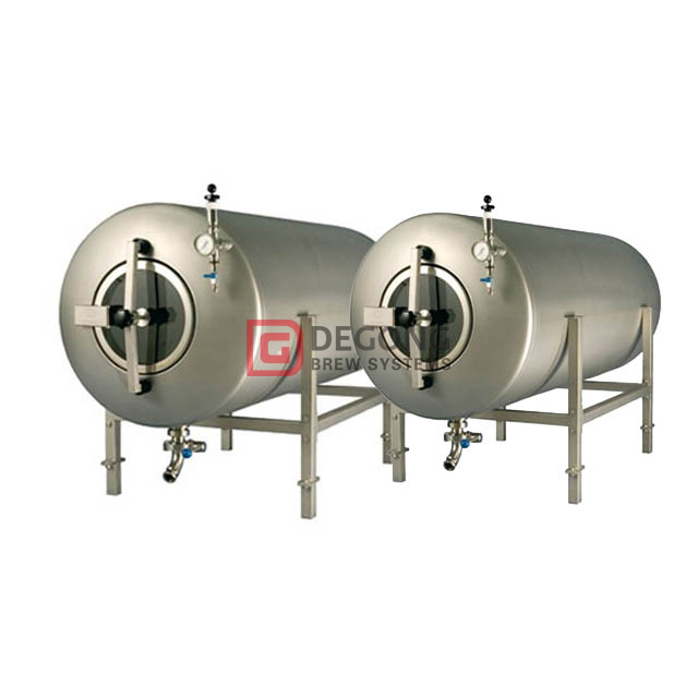 10BBL Mognad Lagering tankar rostfritt stål anpassningsbara horisontella Brite Beer Tank Kina