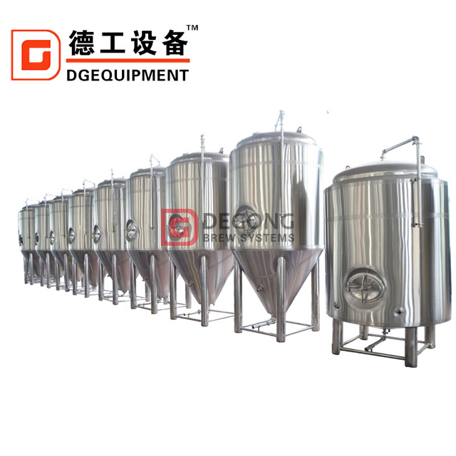 1000L konisk ölfermenteringstankar Craft Beer Equipment Brewery Equipment Rostfritt stål Fermentation Tank