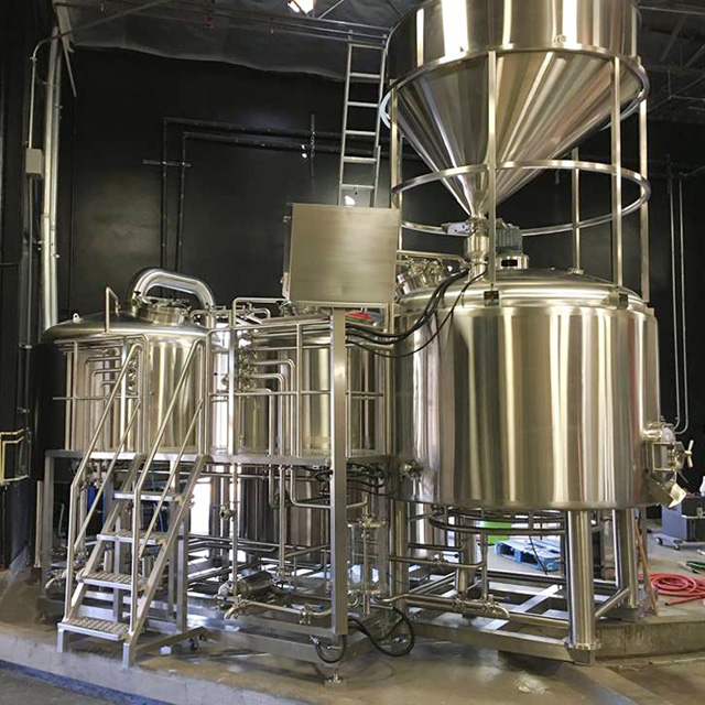 15HL industriellt använt anpassat rostfritt stål 304 bryggeri produktionslinje