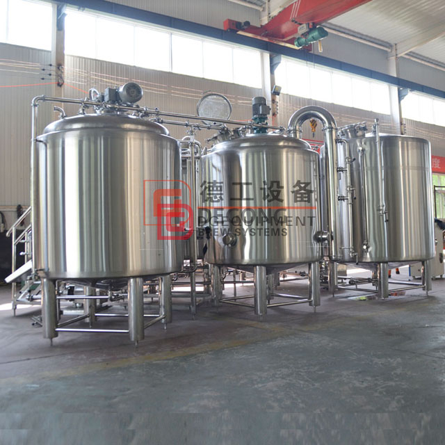 7BBL Nyckelfärdig tillverkare av automatisk rostfritt stål för ölbryggningsutrustning