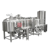 1500L rostfritt stål öl hantverk bryggerisystem 2/3/4 fartyg Brewhouse Equipment anläggning