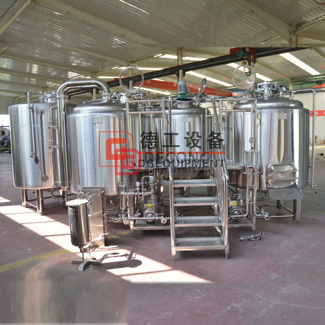 7BBL Nyckelfärdig tillverkare av automatisk rostfritt stål för ölbryggningsutrustning