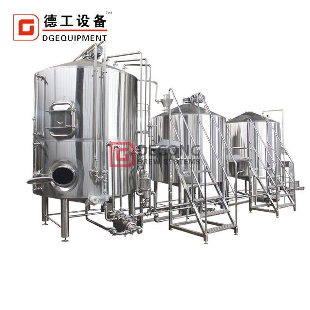 1500L Brewery Begagnade maskiner för industriell ölbryggningsutrustning i Chile
