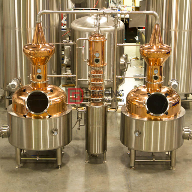 500L professionell kundanpassad kopparvodka Gin Distillery Machine Distillation / Destillation Equipment