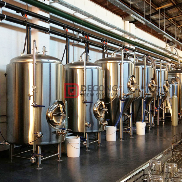 500L kommersiell automatiserad utrustning för bryggning av hantverksöl till salu