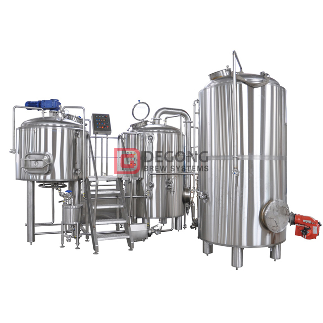 1500L 15BBL hantverk bryggeri utrustning tillverkningssystem ånga uppvärmning öl bryggning projekt till salu
