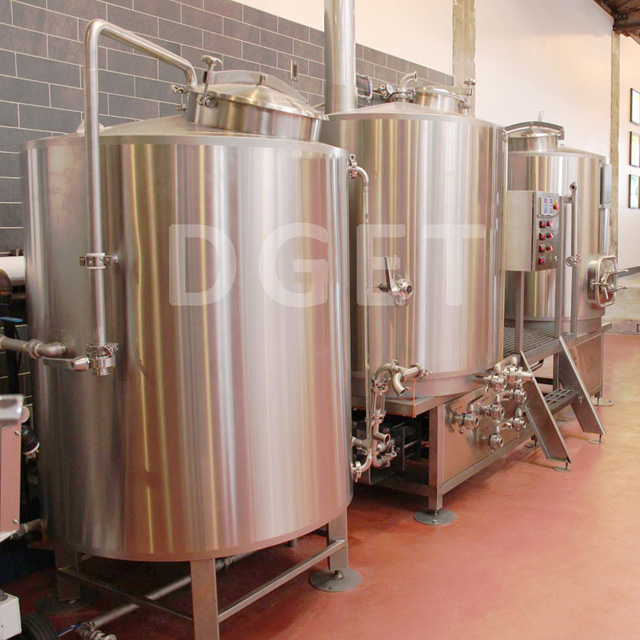 500L Micro Brewery Brewing Beer Brewery Plant Begagnat Beer Mashing System med CE-certifikat