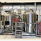 500L 2 fartyg Brewhouse rostfritt stål Mikrobryggeri kommersiell öl produktionslinje till salu