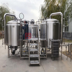 1000L / 2000L kommersiellt nyckelfärdigt bryggeriutrustning bryggkokare automatiserad ölmaskiner