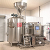 CE PED certifierad 1000L Micro Beer Brewery Equipment med jäsningstankar 3 fartyg Brewhouse