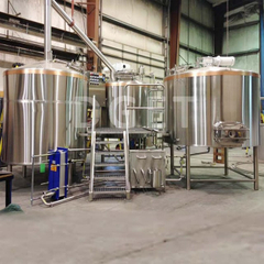 Nyckelfärdigt projekt av bryggeri 1000L 10BBL 10HL ölproduktionslinje ölbryggningssystem till salu