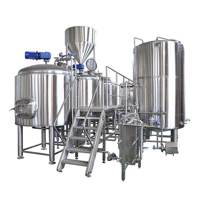 5BBL hantverk bryggningsutrustning rostfritt stål kommersiellt öl tillverkning maskin bryggerietillverkare