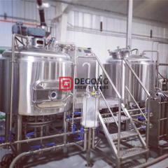 1000L dubbelisolerad ångvärme Turnkey Gravity Beer Brewing Equipment Komplett bryggeri
