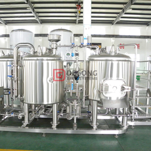 500L Customizable Craft Beer Brewing Equipment Restaurang Rostfritt stål Beer Brewhouse