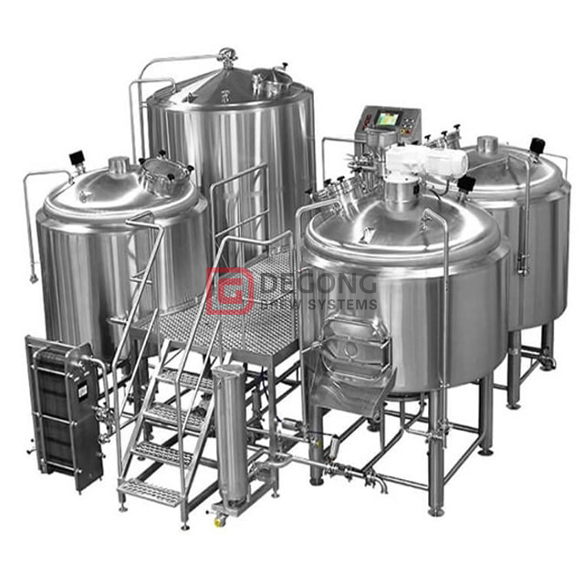 10BBL / 20BBL kommersiell bryggningsutrustning CE / TUV-certifiering dubbelvägg liten / medelstor / stor bryggeriutrustning till salu