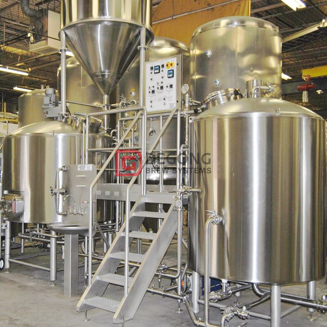 CE PED certifierad 1000L Micro Beer Brewery Equipment med jäsningstankar 3 fartyg Brewhouse