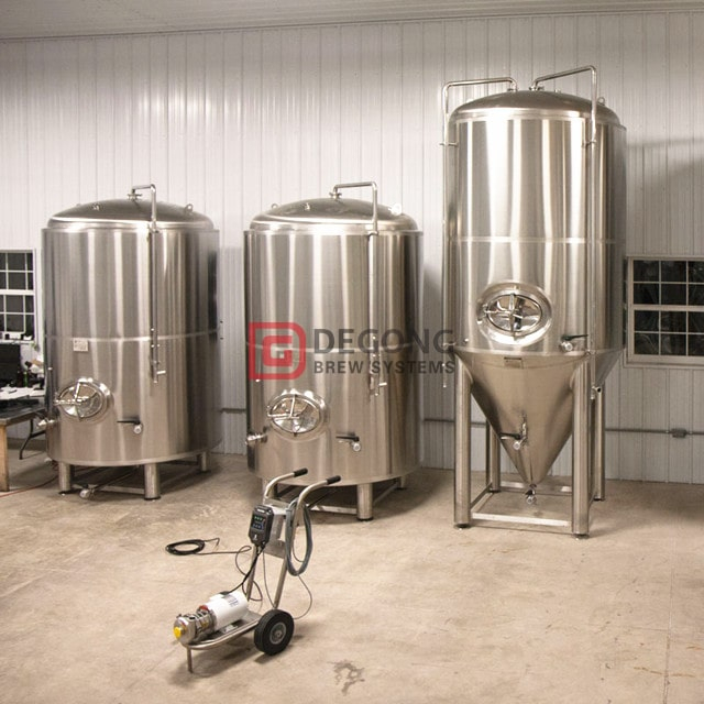Nyckelfärdigt projekt av bryggeri 1000L 10BBL 10HL ölproduktionslinje ölbryggningssystem till salu