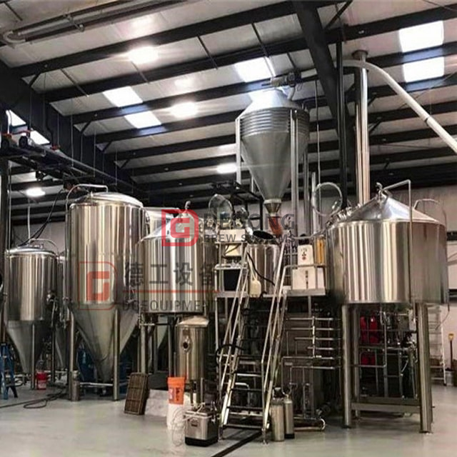 500L / 1000L / 1500L / 2000L nyckelfärdig ölbryggningsutrustning för bryggeri för bryggning av hantverköl
