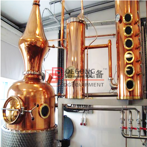 200L Craft Red Copper Alkohol Distilleringsutrustning för whisky, brandy, Vodkas, Rum
