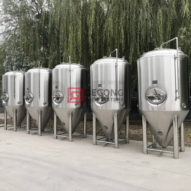 2000L anpassningsbar sidohakhål rostfritt stål konisk isobarisk tryck Fermentering Tank-Unitank