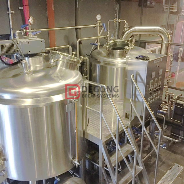 CE PED certifierad 1000L Micro Beer Brewery Equipment med jäsningstankar 3 fartyg Brewhouse