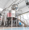 PED-certifierad 20HL ångvärme SUS304 ölbryggningsutrustning för kommersiell användning